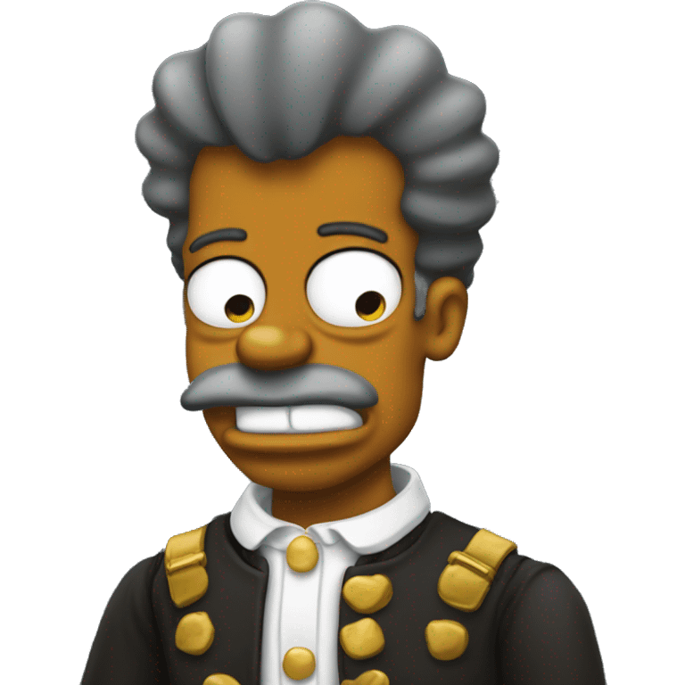 Black Bart simpson emoji