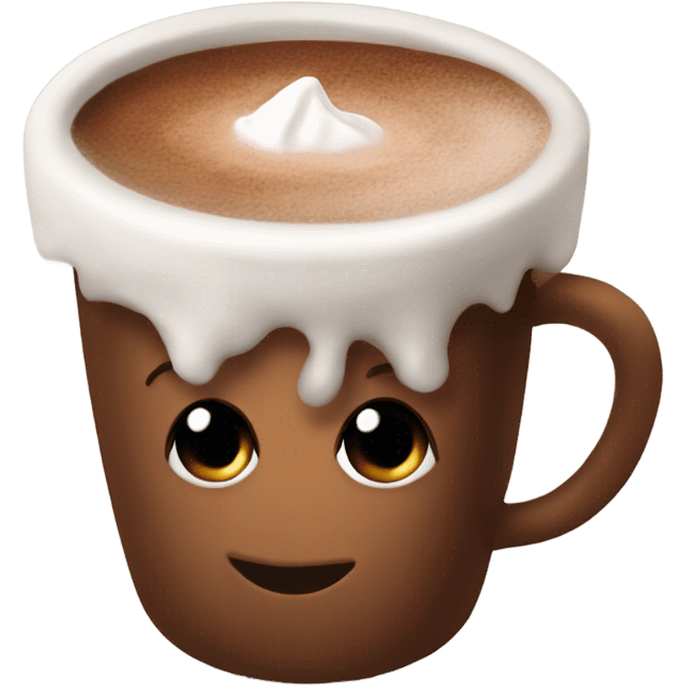 A cup of hot coco emoji