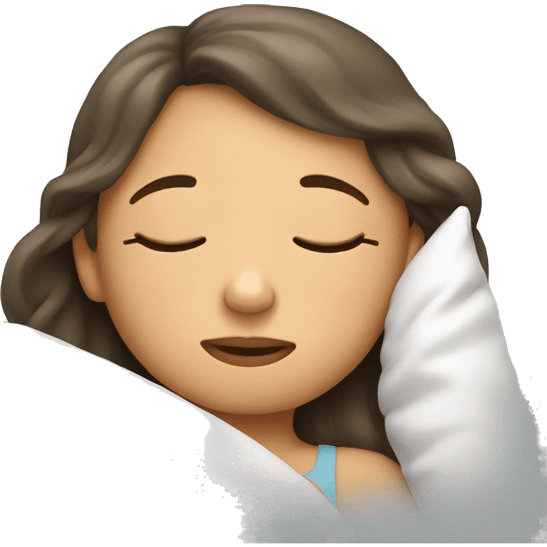 Sleeping girl emoji