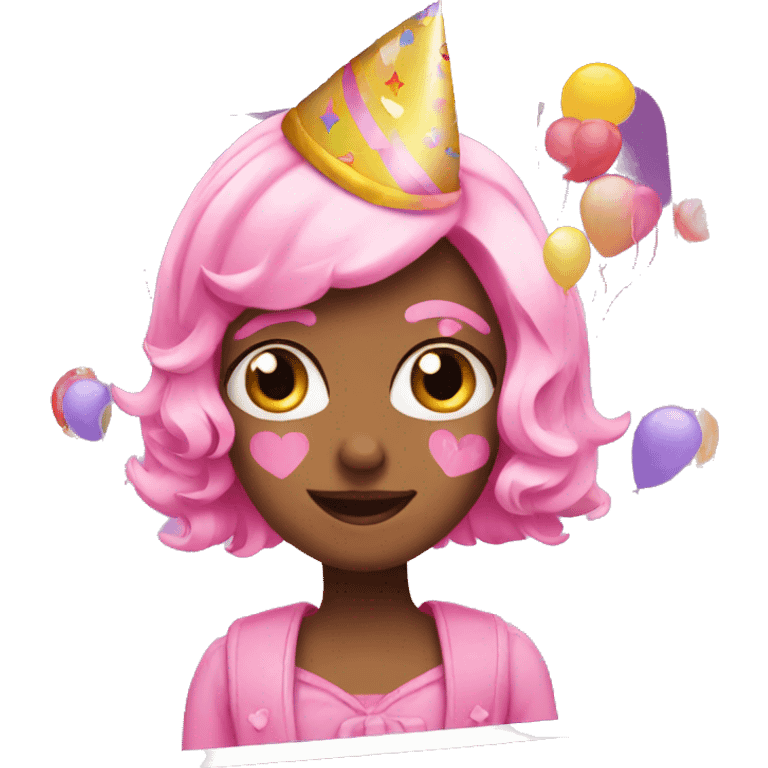 birthday of a girl emoj emoji