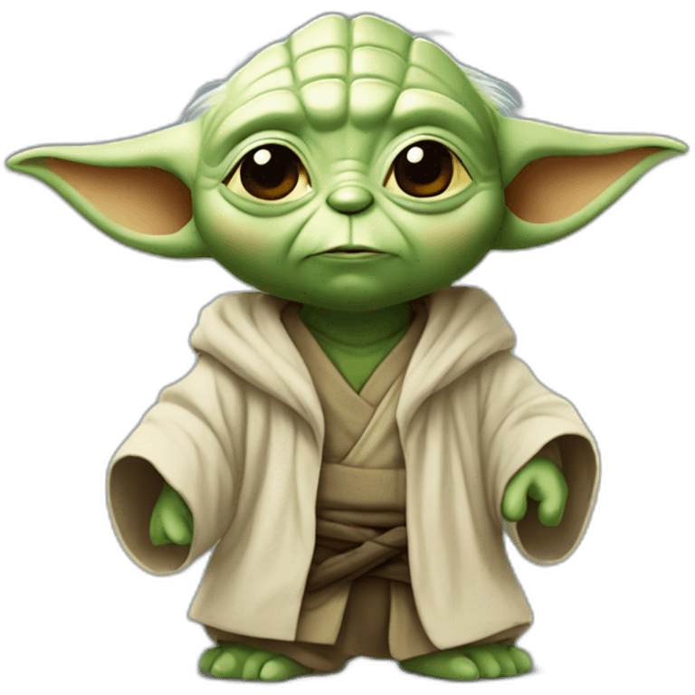 Cute yoda emoji