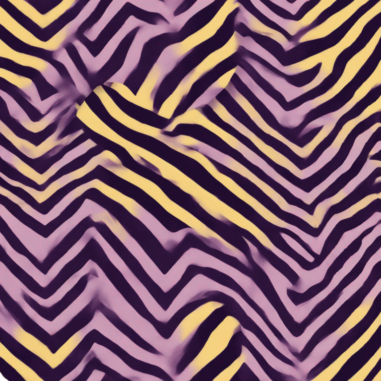 purple and yellow tiger stripe print heart emoji emoji