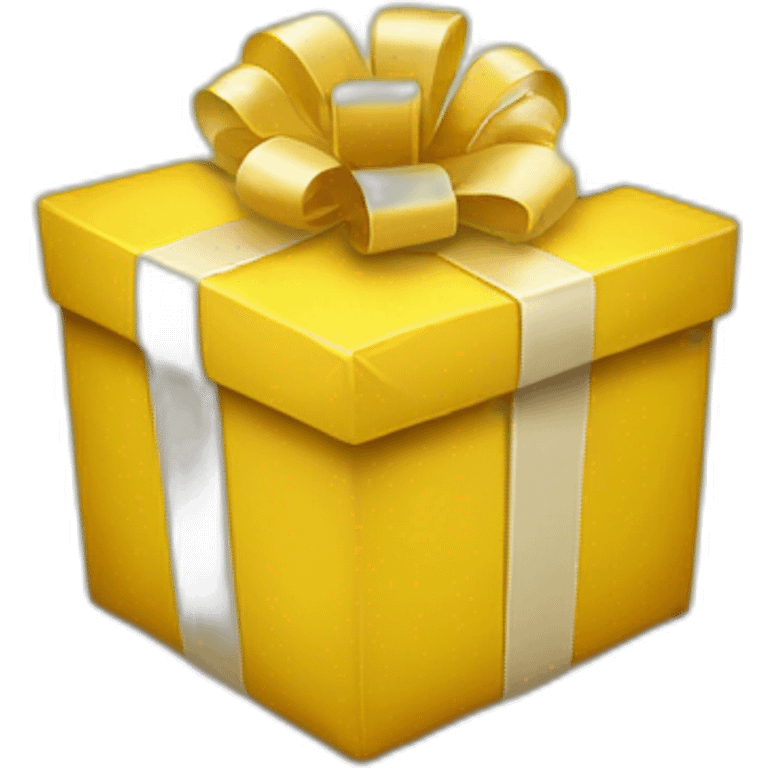 yellow gift emoji