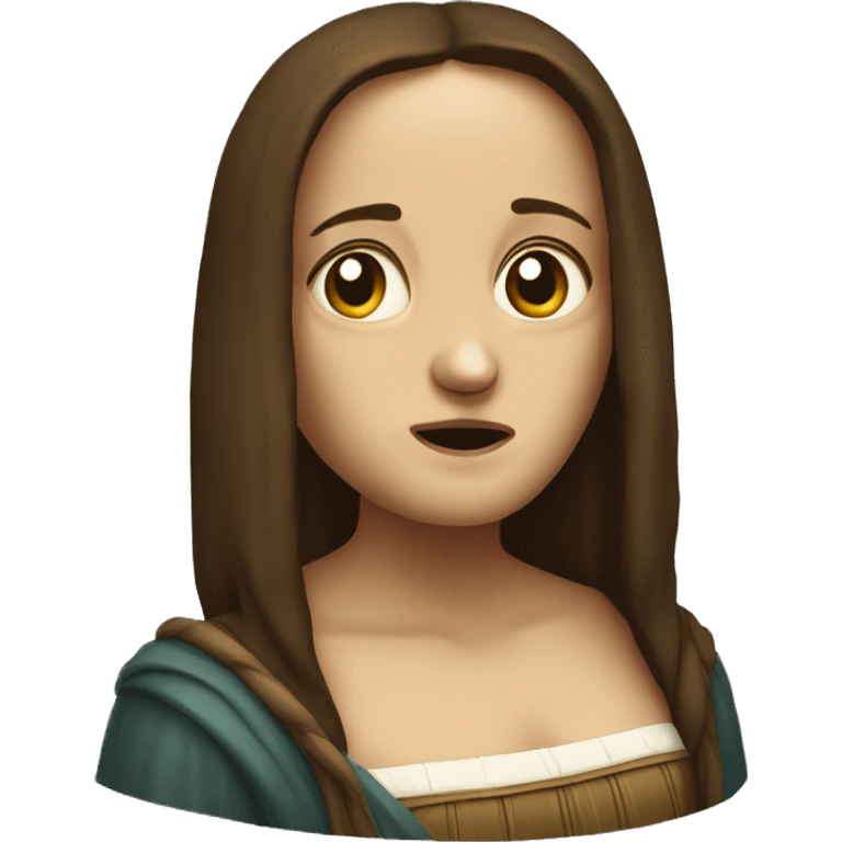 MonaLisa crying emoji