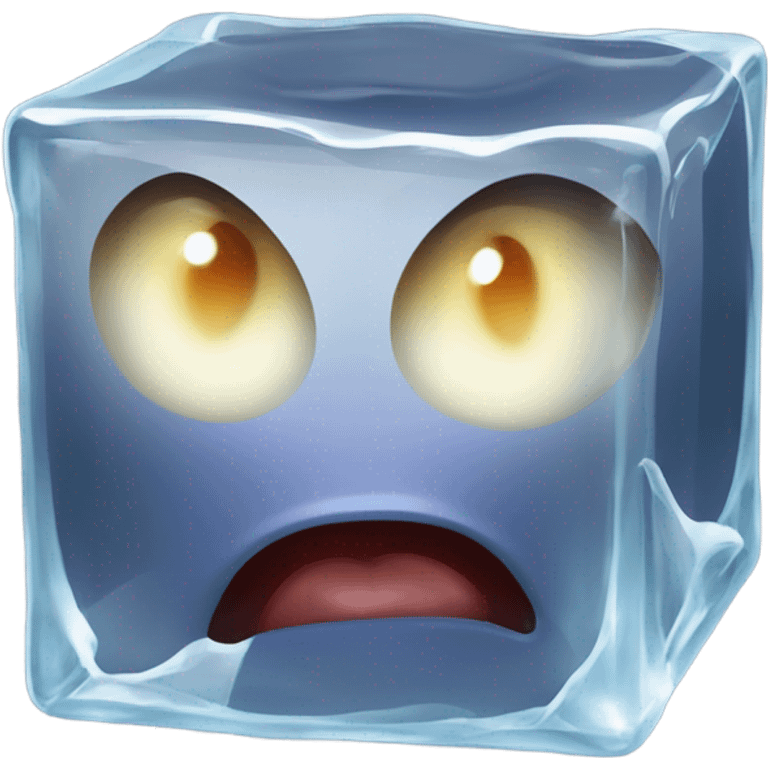 daemon in ice cube emoji