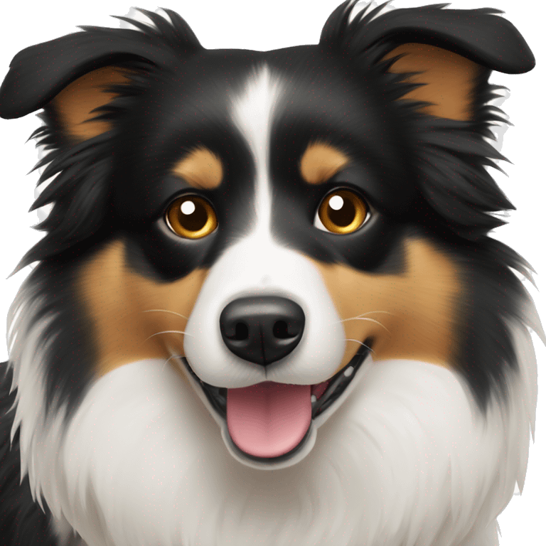 Border collie Pomeranian mix emoji