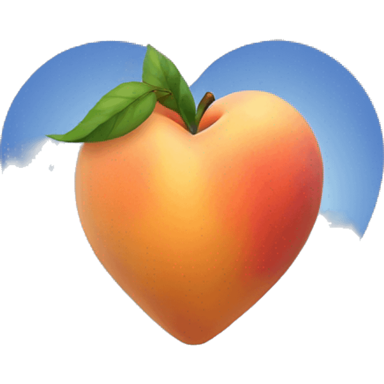 Peach Heart emoji