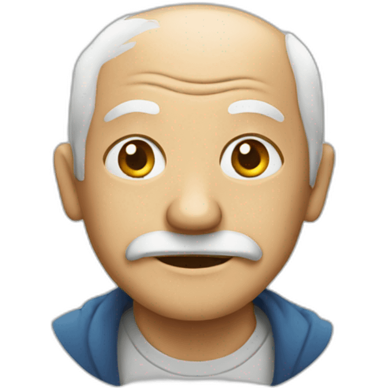 money with face of an old man emoji