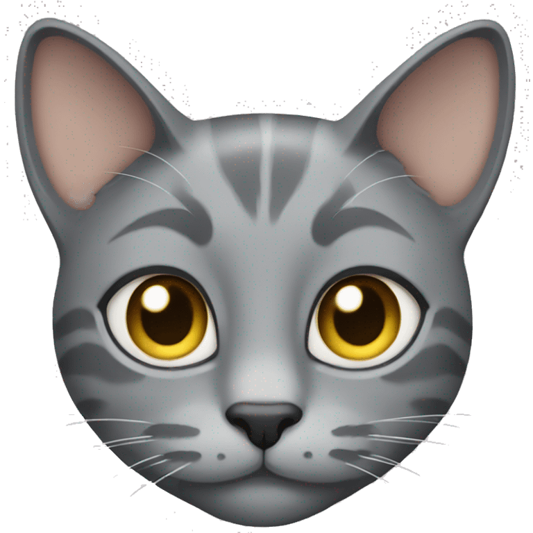 Gray cat  emoji