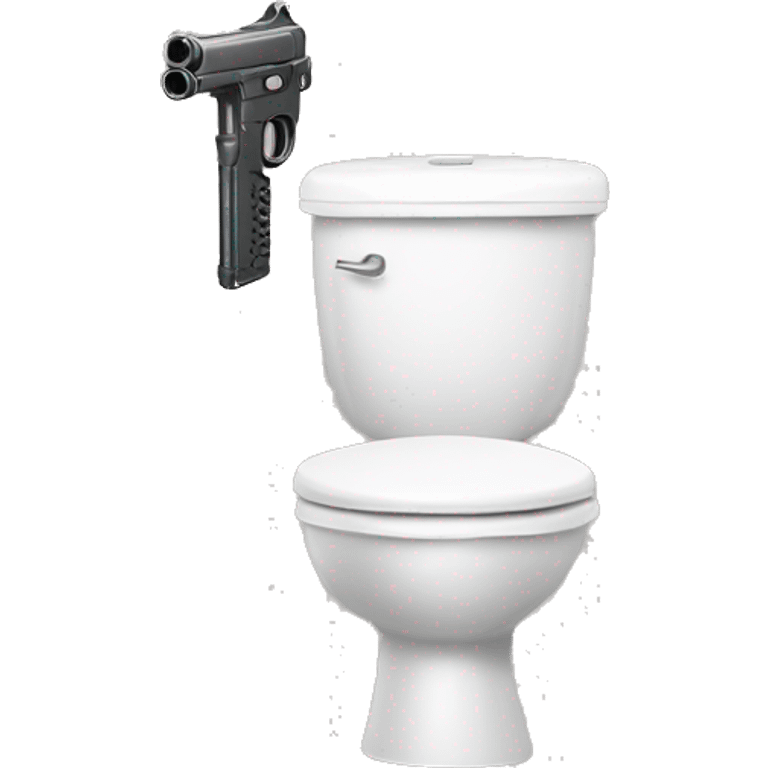 skibidi toilet gun emoji