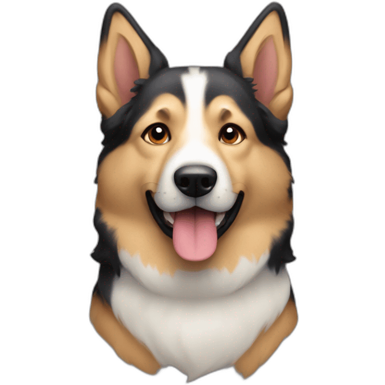 a dog which is an american shepperd emoji