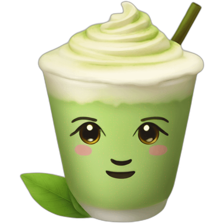 Matcha latte emoji