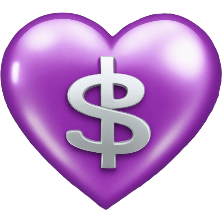 dollar sign heart emoji