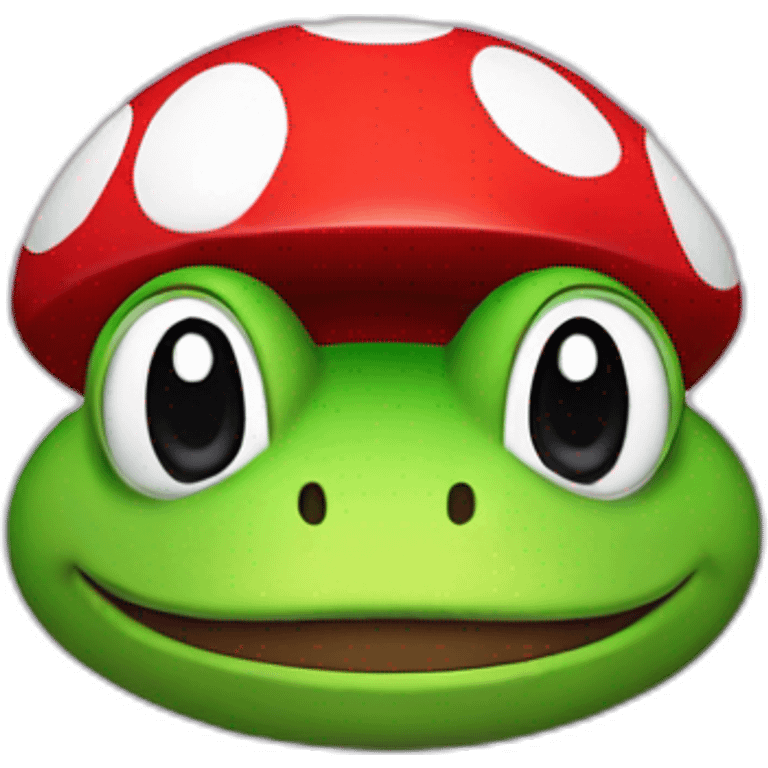 mario in a frog emoji