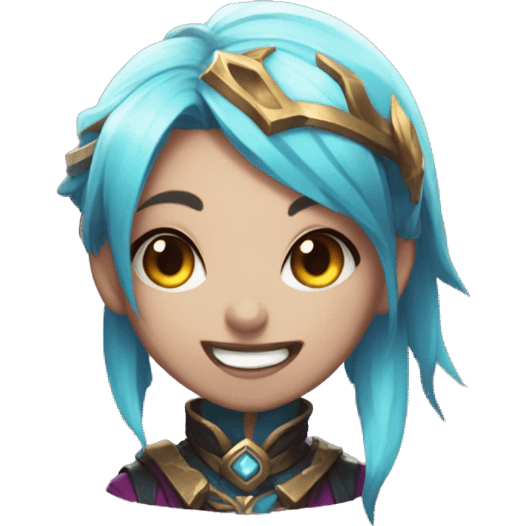 jinx from league of legends arcane emoji