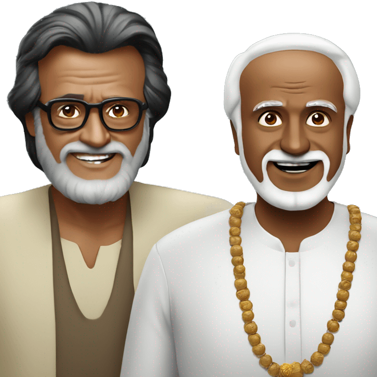 Rajinikanth with indian bo emoji