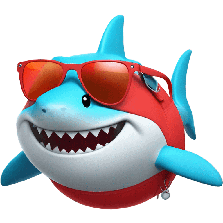 Lifeguard furry shark emoji