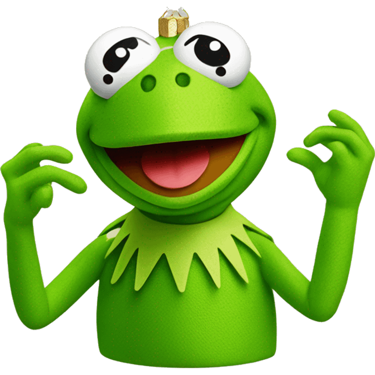 Kermit the frog ornament  emoji