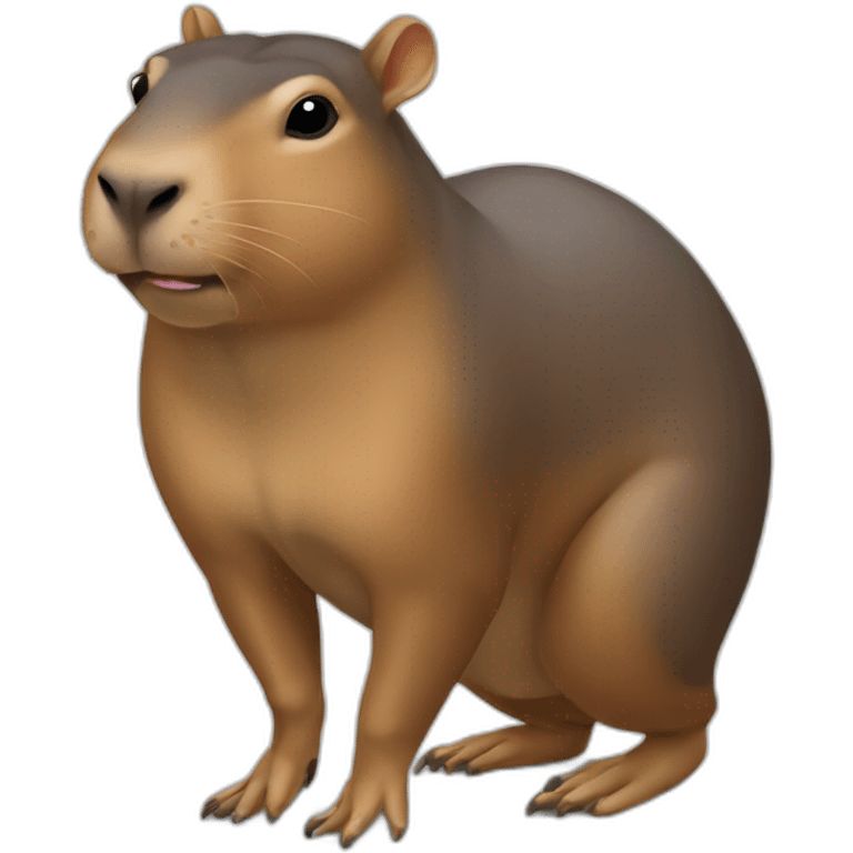 Un capibara qui fai un doigt d’honneur emoji