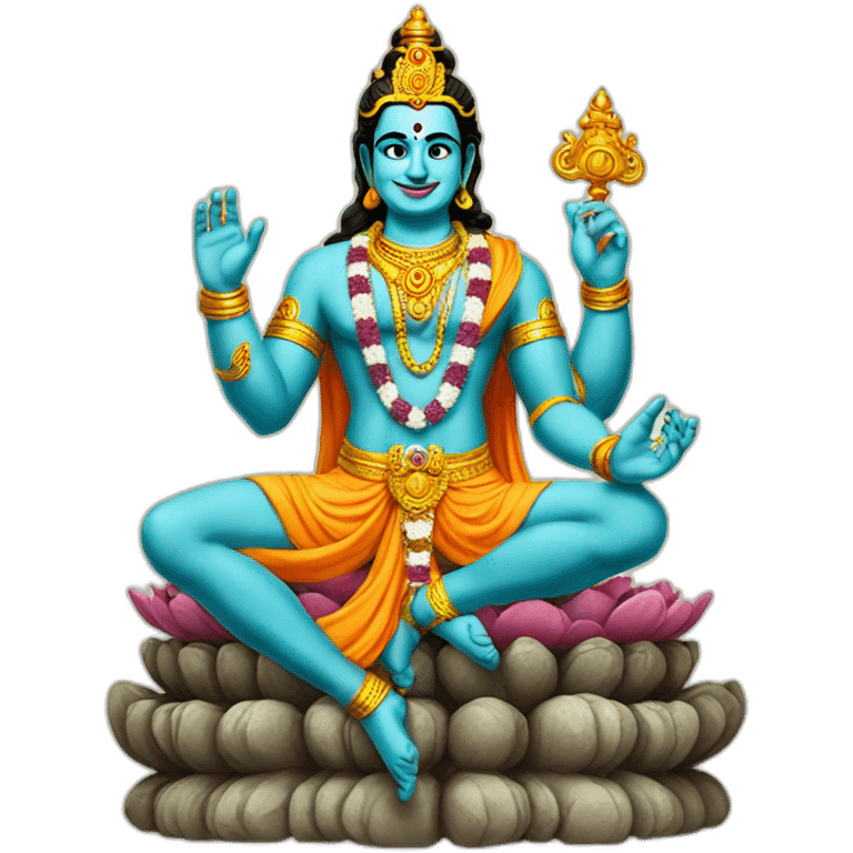 Hindu lord Vishnu emoji