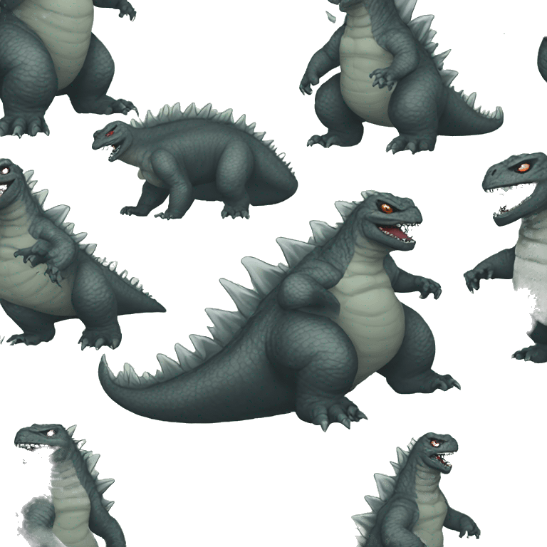 Godzilla comico emoji