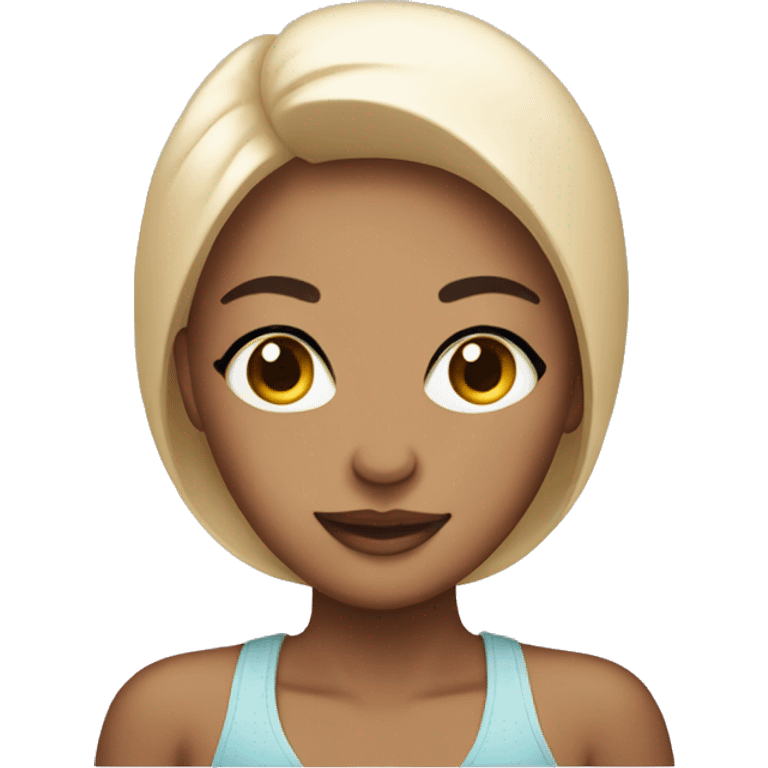 Skin care woman emoji