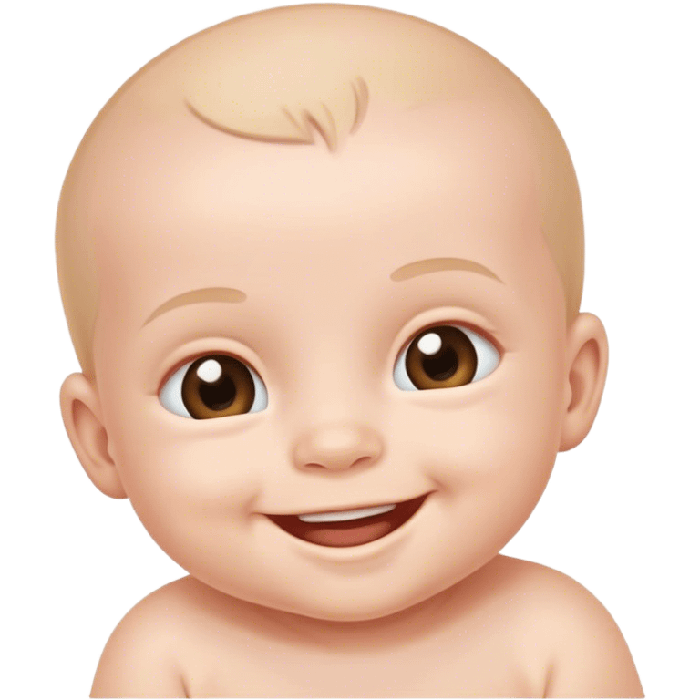 newborn baby smiling emoji