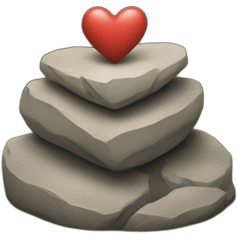 ubc cairn with heart emoji