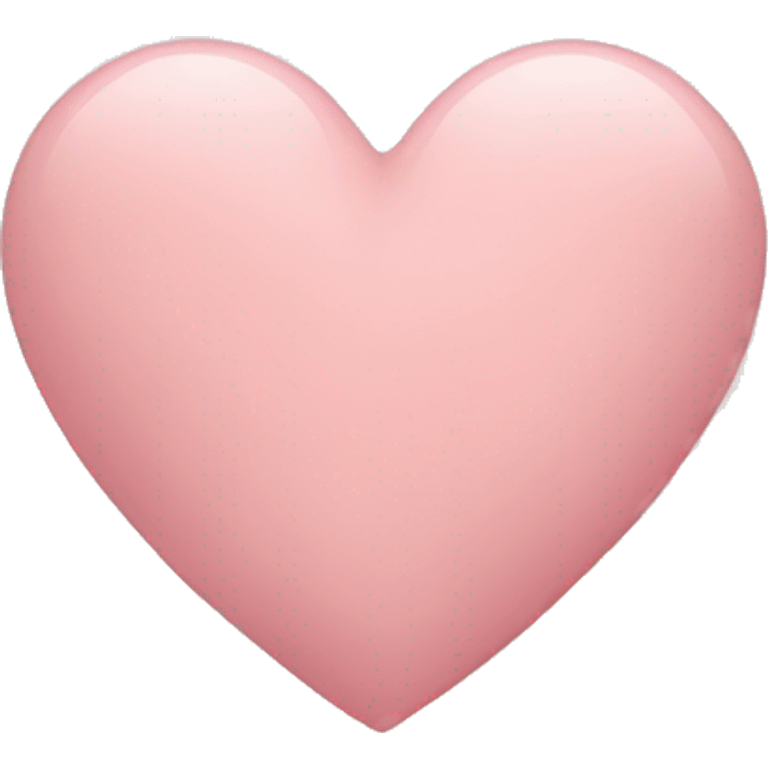 Blush pink heart emoji