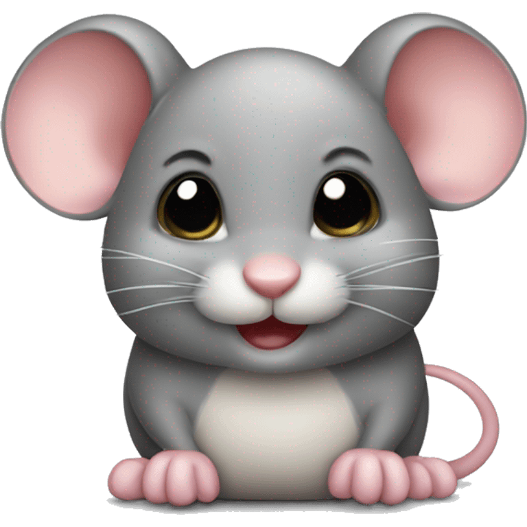  a cute little mouse emoji