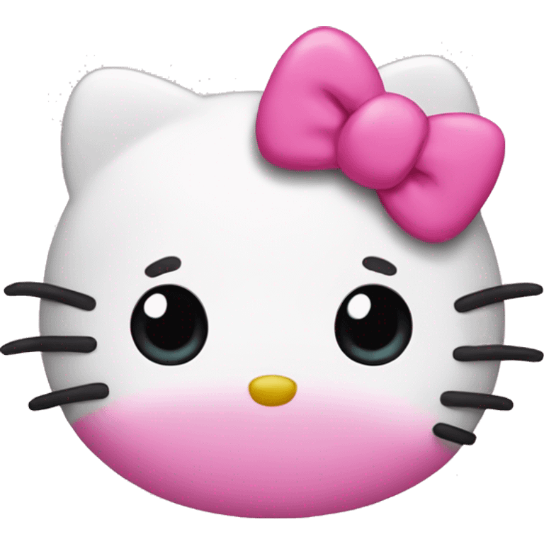 Pink hello kitty emoji