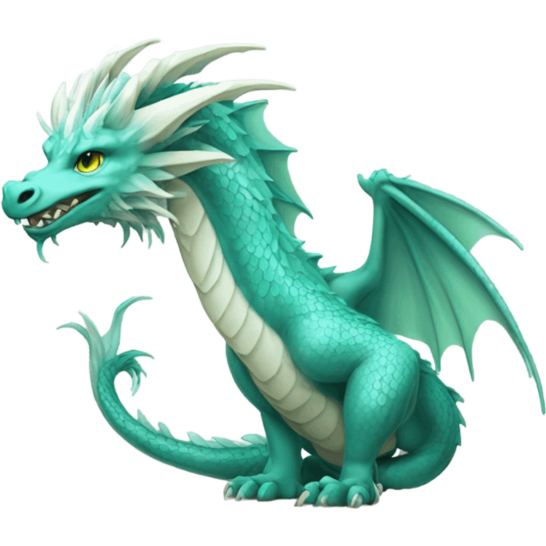 Haku the dragon emoji