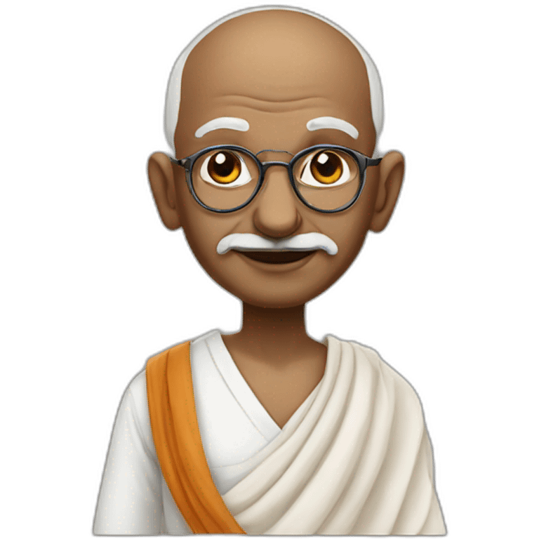 gandhi emoji