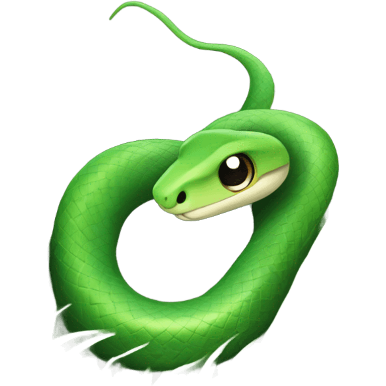 Sneaky snake emoji