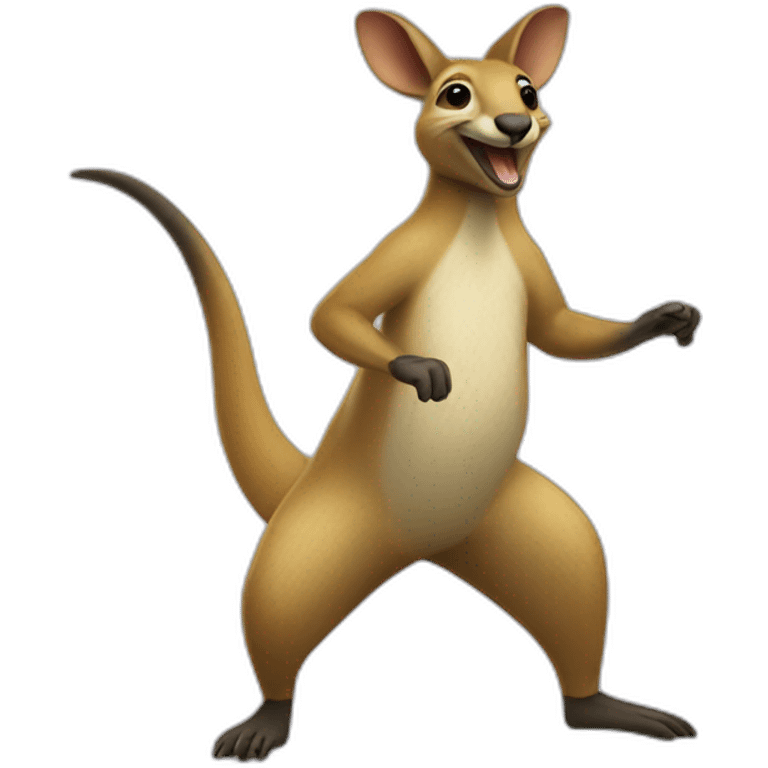 Dancing Quacker Wallaby emoji