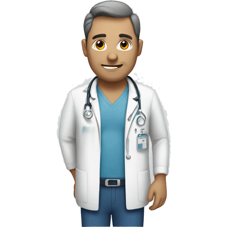 a man working in a hospital emoji