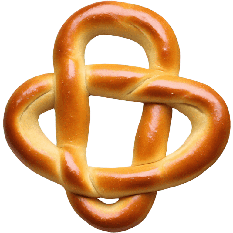 Soft Pretzel with mustard emoji