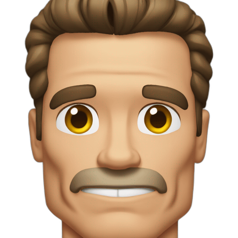 Arnold Schwarzenegger muscle emoji