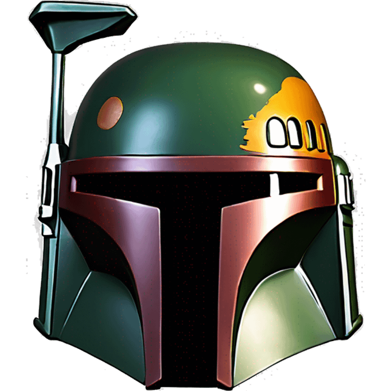 Boba fett helmet emoji