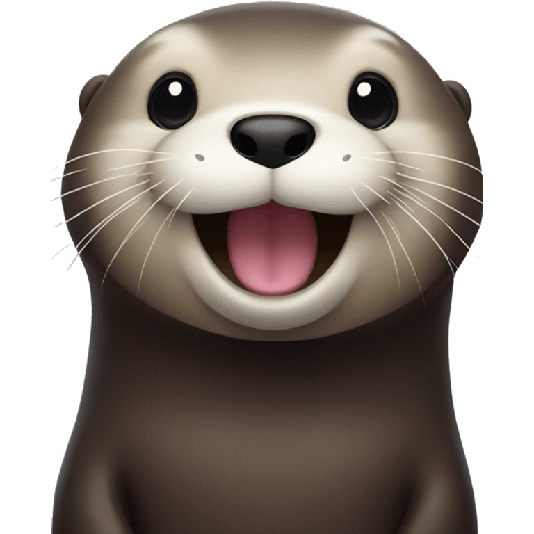 Happy sea otter emoji