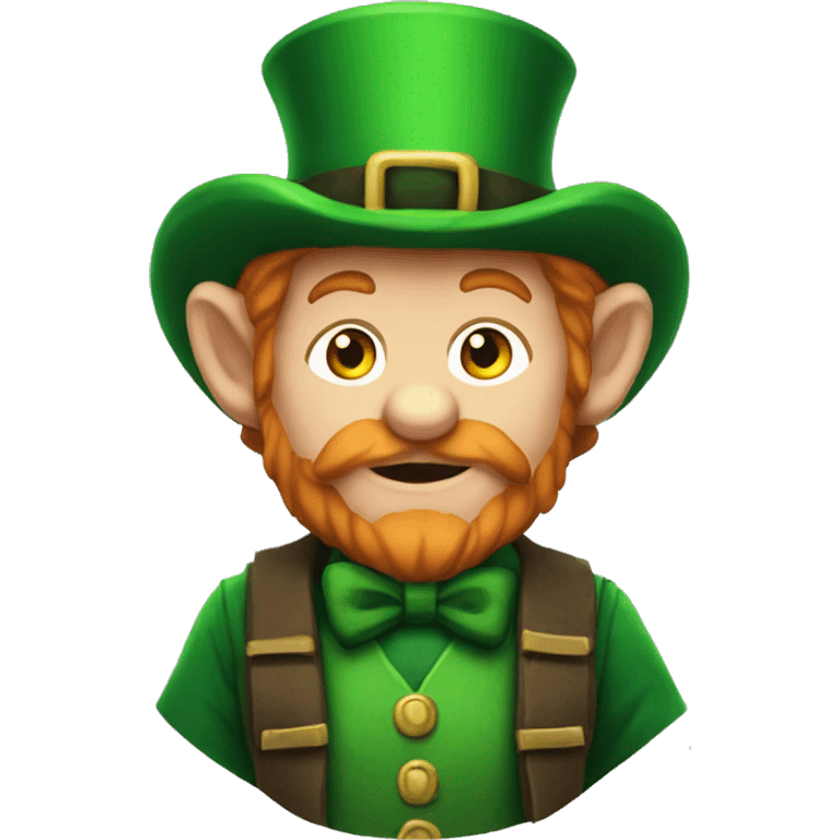 leprechaun shoulder shrug don't know emoji