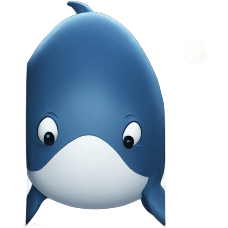 Whale in an elevator emoji