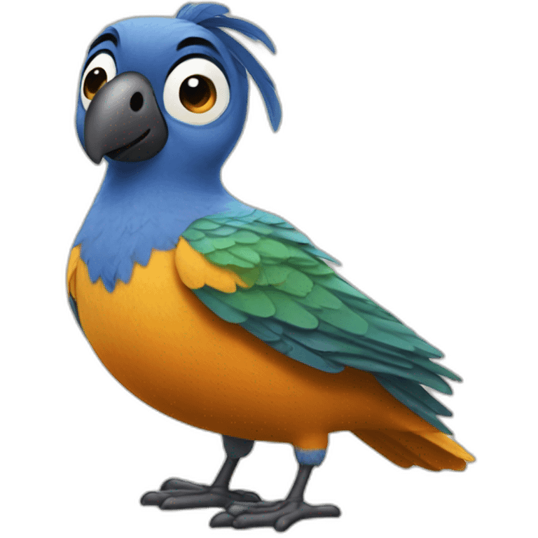 Pajaro loco disney emoji