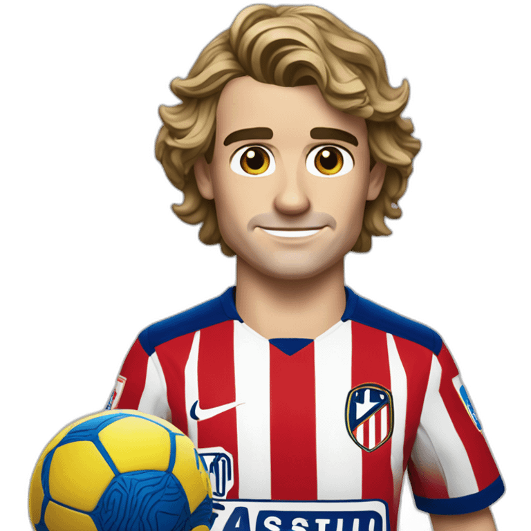 Antoine Griezmann avec ballon d’or emoji