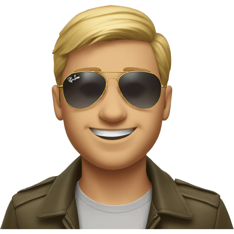 Ray-Ban aviator glasses emoji