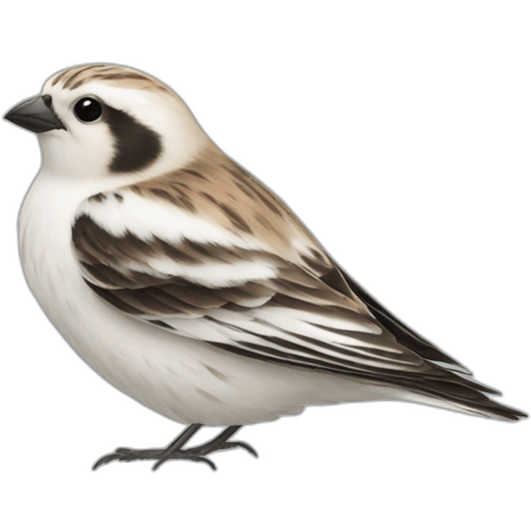 Snow bunting emoji