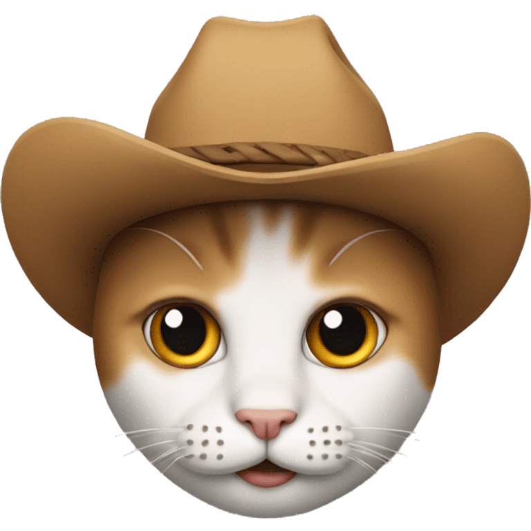 cat emoji mixed with cowboy emoji  emoji