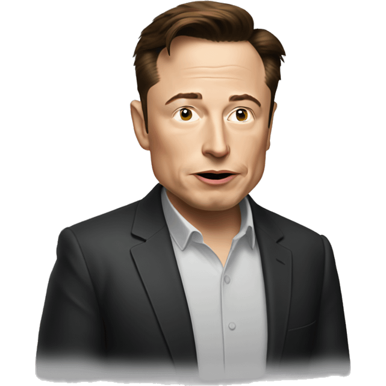 Elon Musk Confuse emoji