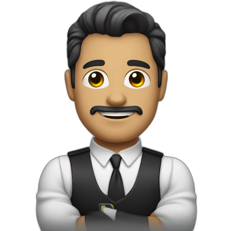 Batman as bartender emoji