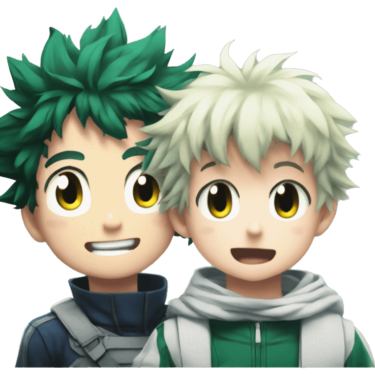 izuku midoriya from mha with child emoji